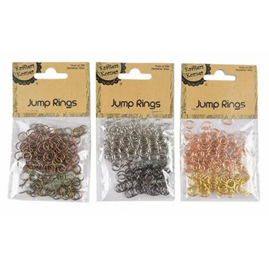 Jump Rings 8mm 200pc