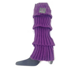 Knitted Leg Warmer - Purple