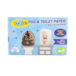 Koolface Poo & Toilet Paper Salt & Pepper Set