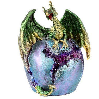 LED Geode Earth Dragon Egg
