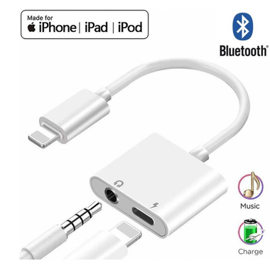 Lightning to 3.5mm Adapter (Work by Bluetooth) MH030
