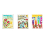 Magnet Beach with Gold Wording