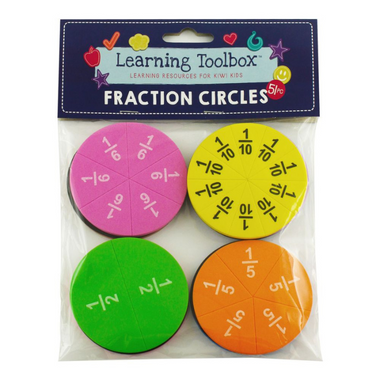 Magnetic EVA Fraction Circles 51pcs