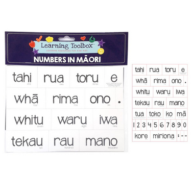 Magnetic NZ Maori Numbers 33pc