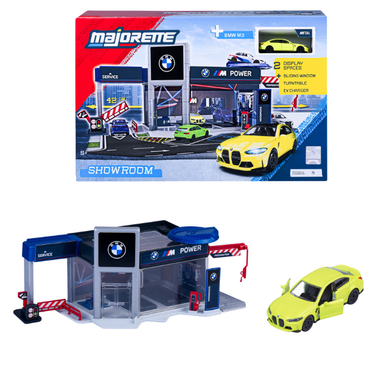 Majorette - BMW Showroom Set Inc. 1 Vehicle