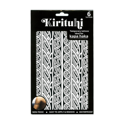 Maori Armband Temp Tattoos 6 pc