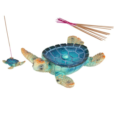 Marble Turtle Incense Holder 8cm