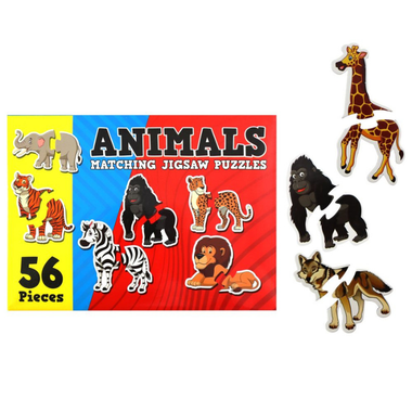 Matching Puzzle Animals 56pc