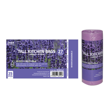 Max Choice Scented Kitchen Tidy Bag 27L