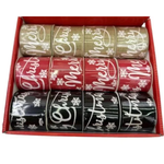 Merry Christmas Ribbon 6.3cm x 3y