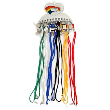 Metal Whistle with Cord