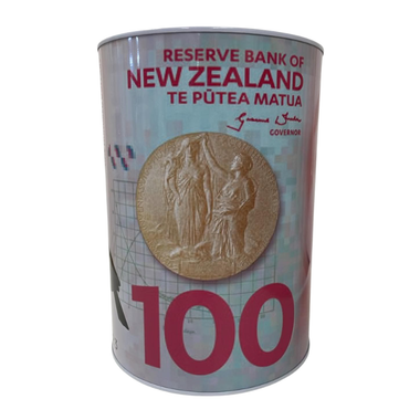 Money Tin Box $100 Note