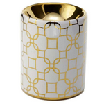 Oil Burner Geometric Ceramic