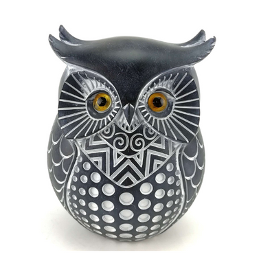 Owl Medium Black and White