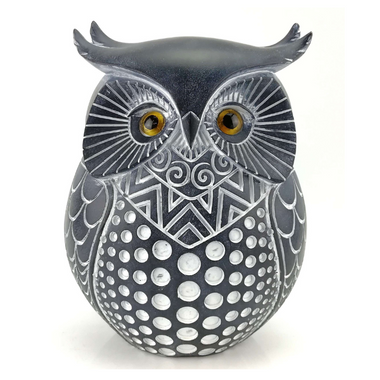 Owl large Black and White