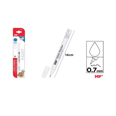 Paint Marker Fine Tip 0.7mm White