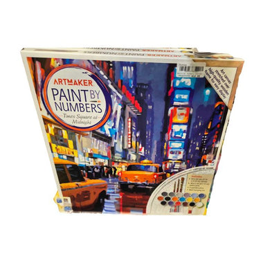 Paint by Numbers Canvas - Times Square at Midnight