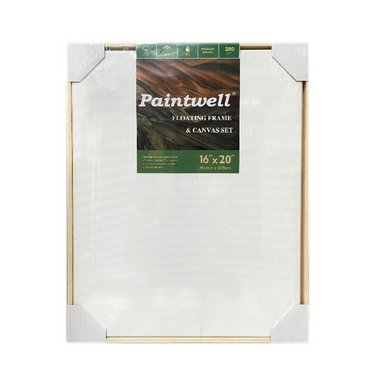 Paintwell Floating Frame & Canvas Set 16 x 20