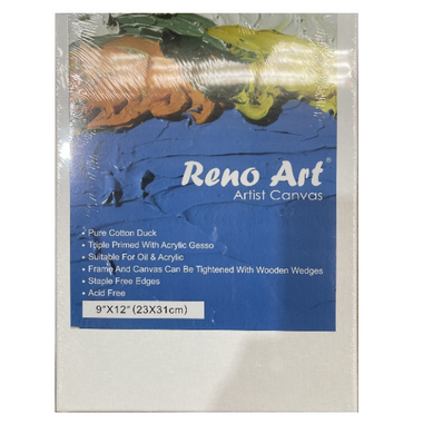 Paintwell Student Canvas 9 x 12in - 23cm x 30cm x 18mm