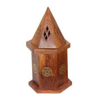 Pentacle Cone Burner with Storage Sheesham