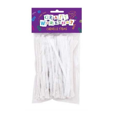 Pipe Cleaners - White 15cm
