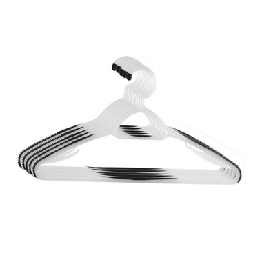 Plastic Coathanger 5pk Non-slip