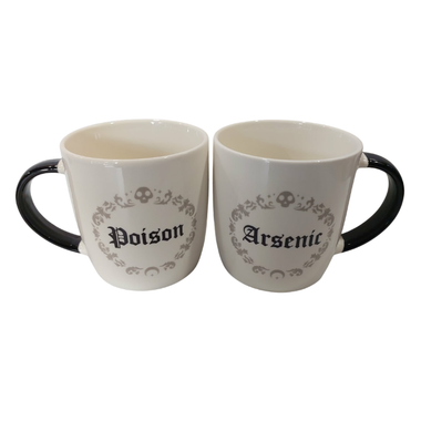 Poison & Arsenic Ceramic Couples Mug Set