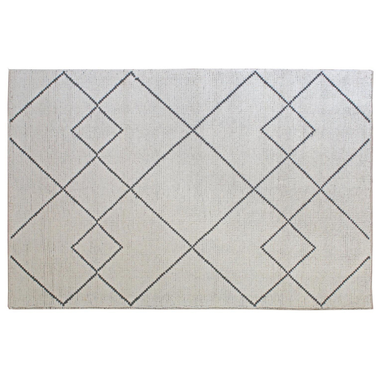 Rata Wool Rug - Ivory - 1.8 x 1.2m