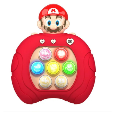 Red Mario Speed Push Game - 11 x 12.7cm