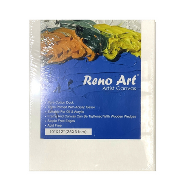 Reno Art Paintwell Stretched Canvas - 10 x 12in or 25 x 30 x 1.8cm