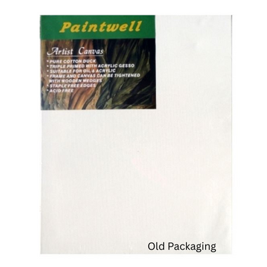 Reno Art Paintwell Stretched Canvas - 10 x 10in or 25 x 25 x 3.8cm