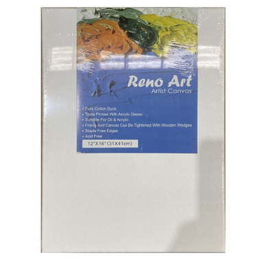 Reno Art Stretched Canvas - 12 x 16in - 30cm x 40cm x 18mm
