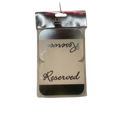 Reserved Cards Silver 20pk