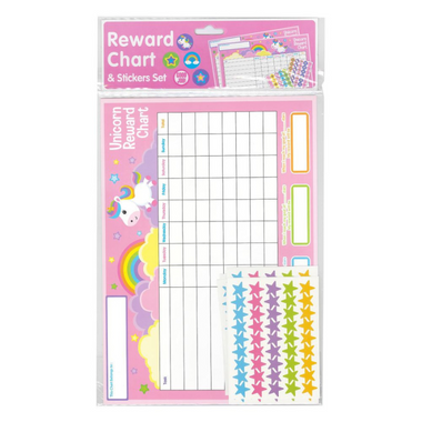 Reward Chart Unicorns 29.6x21cm