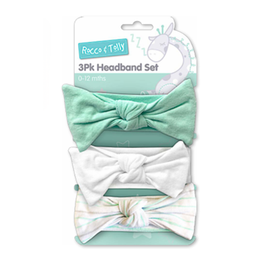 Rocco & Tolly 3pk Headband Set