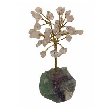 Rose Quartz Gem Tree Single