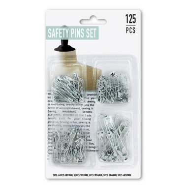 Safety Pins 4 Assorted Sizes