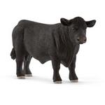 Schleich - Black Angus Bull (Grey Dot)