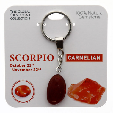 Scorpio Gem Keyring