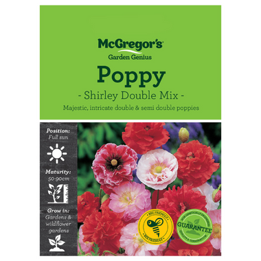 Seeds M2323 Poppy - Shirley Double Mix