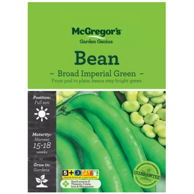 Seeds M6020 Bean - Broad Imperial Green
