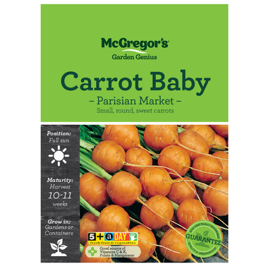 Seeds M6250 Baby Carrot - Parisian Market