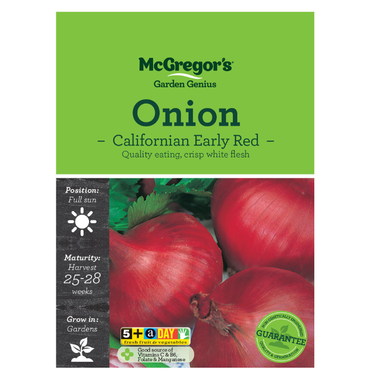 Seeds M6520 Onion - California Early Red