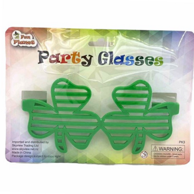 Shamrock Shutter Glasses