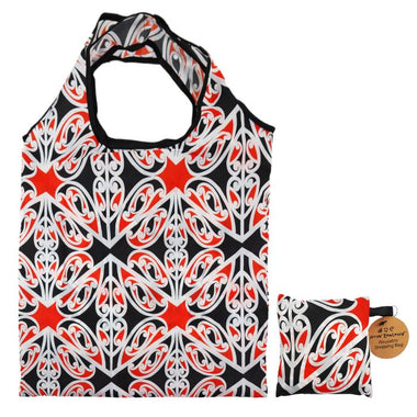 Shopping Bag Foldable NZ Maori Design