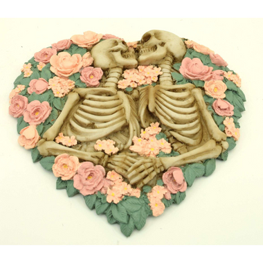 Skeletons Kissing Incense Holders