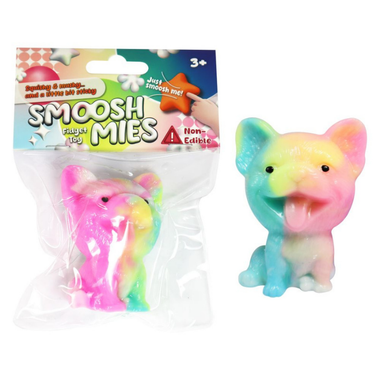 Smoosh-mies Rainbow Pug 75mm
