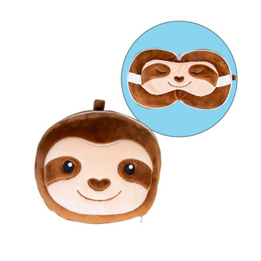 Smooshos Pals Travel Sloth Mask and Pillow