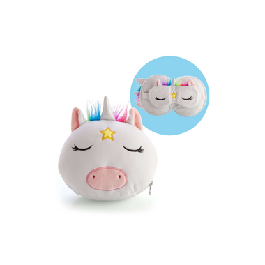 Smooshos Pals Travel Unicorn Mask and Pillow