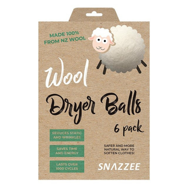 Snazzee - Wool Felt Dryer Balss 6pk